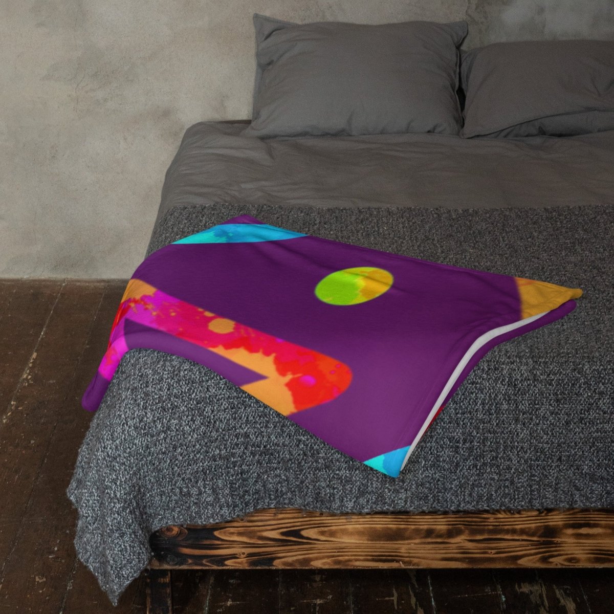 DWF Arcade Crunch 2 Throw Blanket from Sky Brundall Concepts