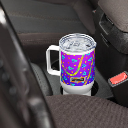Cool Rush Candy Rain Travel Mug from Sky Brundall Concepts