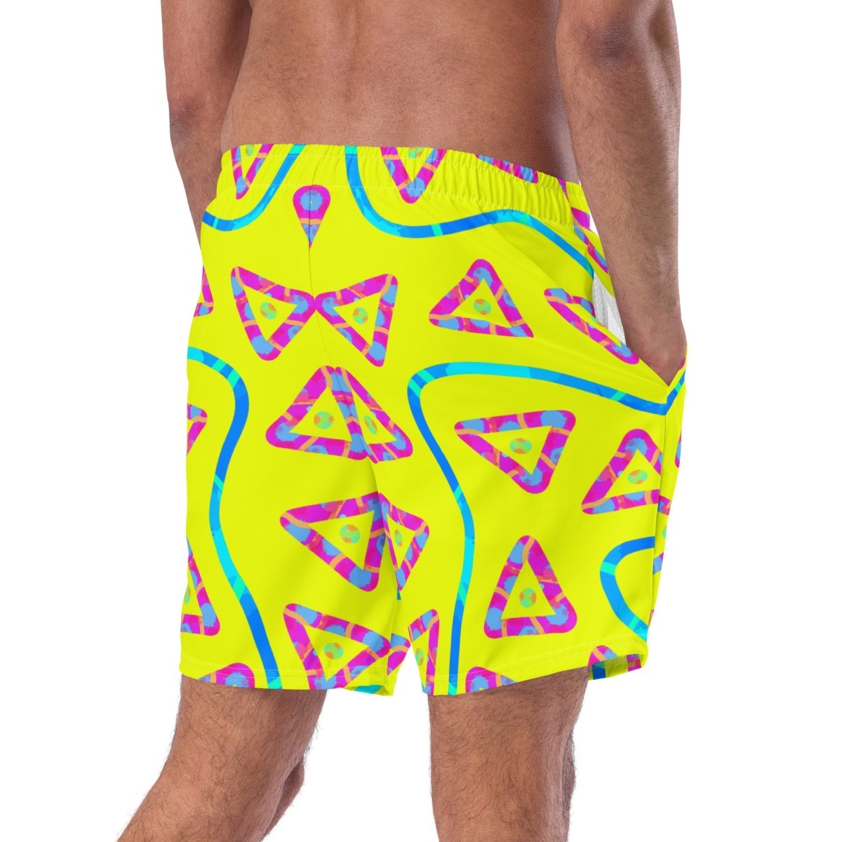 DWF Urban Jump Yellow Swim Trunks from Sky Brundall Concepts