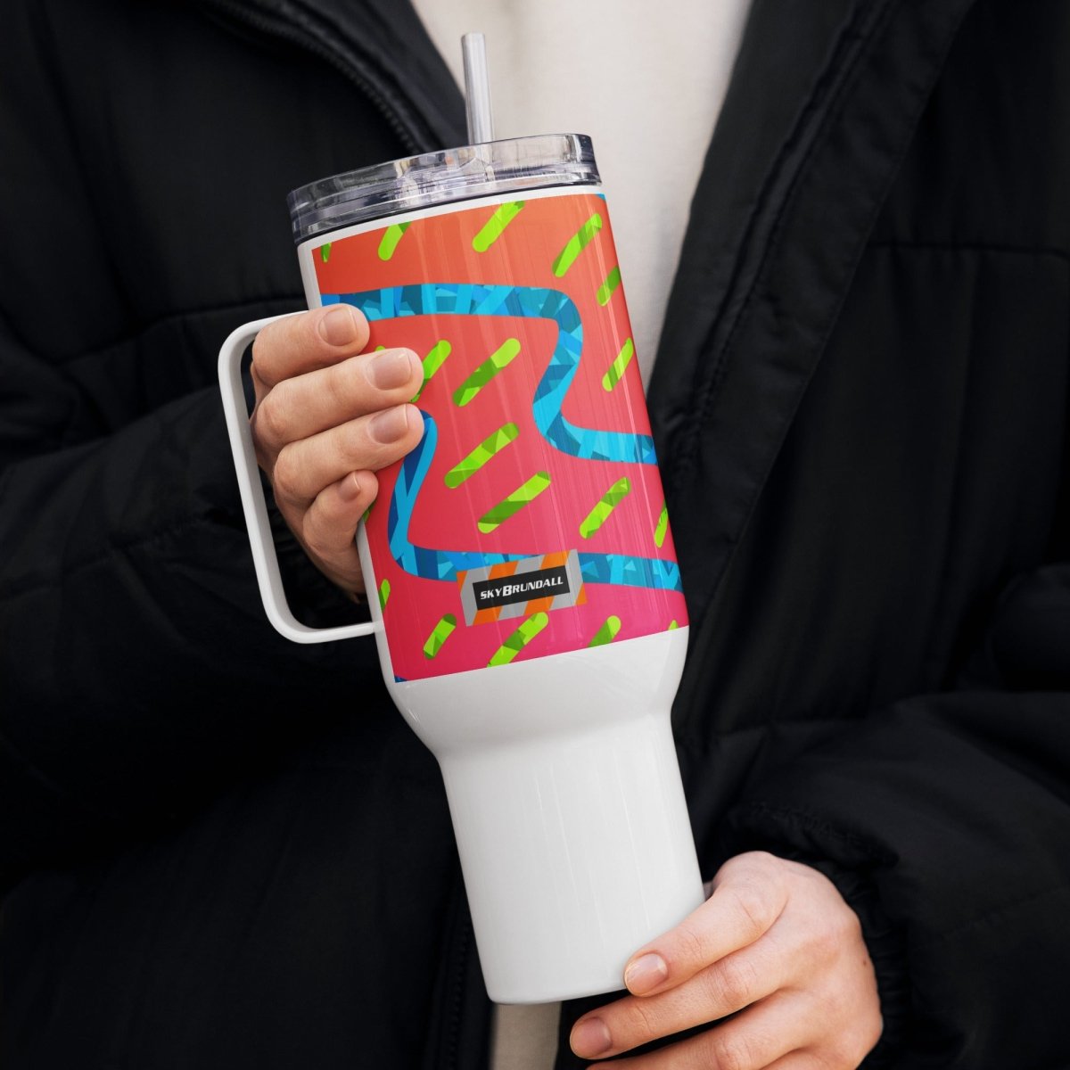 Dream Wave Festival Summer Buzz Travel Mug from Sky Brundall Concepts