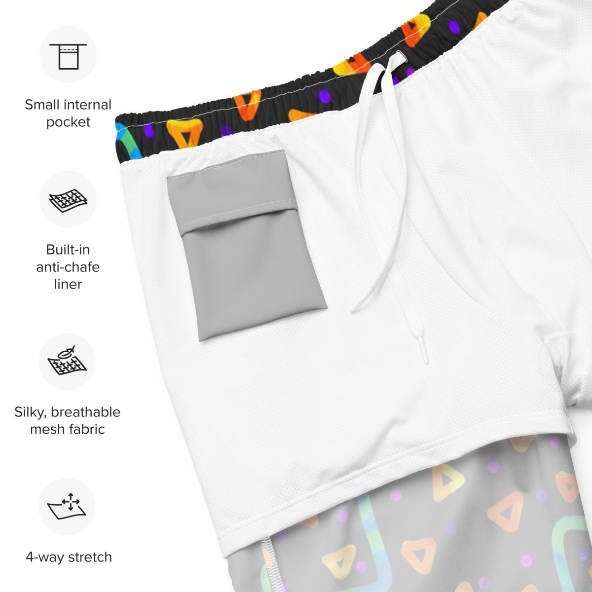 Wild Energy Orange Swim Trunks from Sky Brundall Concepts