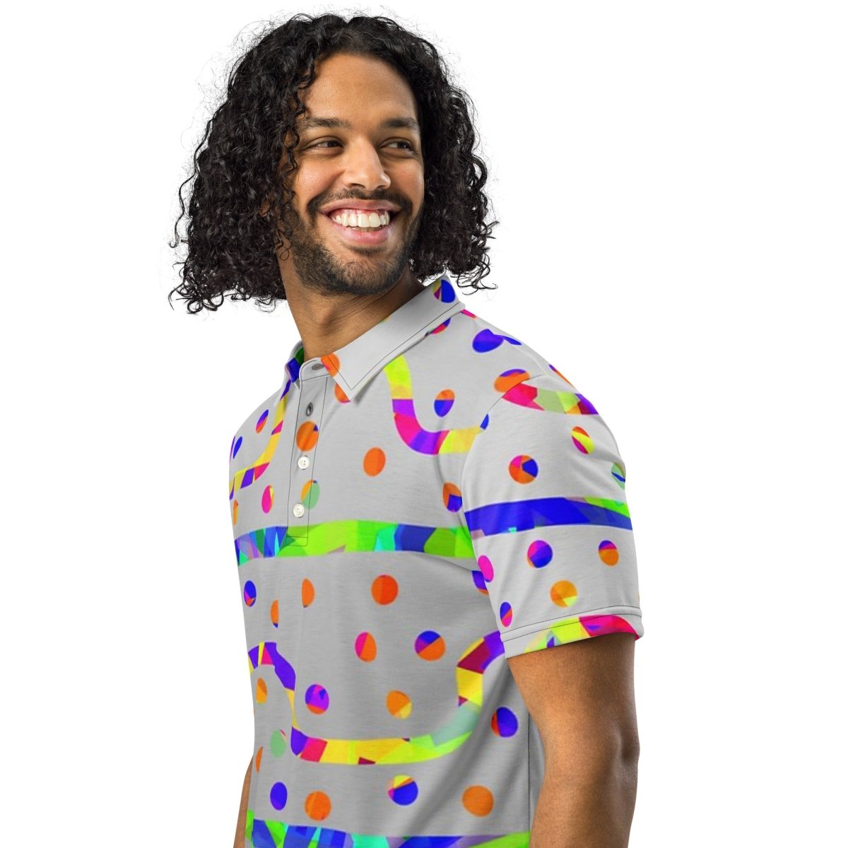 Rainbow Fiesta Men’s Slim Fit Polo from Sky Brundall Concepts