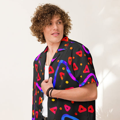 Wild Energy Red Unisex Button Shirt from Sky Brundall Concepts