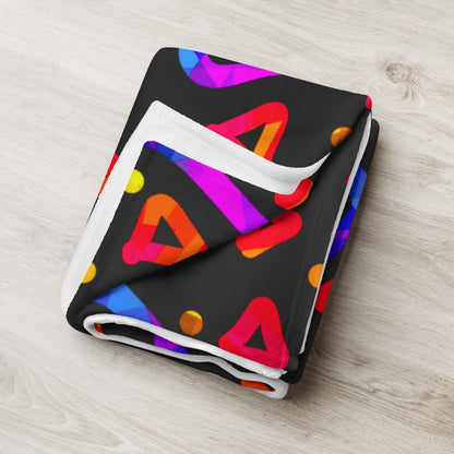 DWF Wild Energy Red Throw Blanket from Sky Brundall Concepts