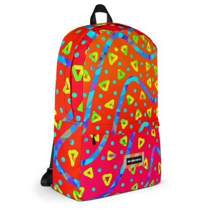 Warm Blaze Candy Rain Backpack from Sky Brundall Concepts