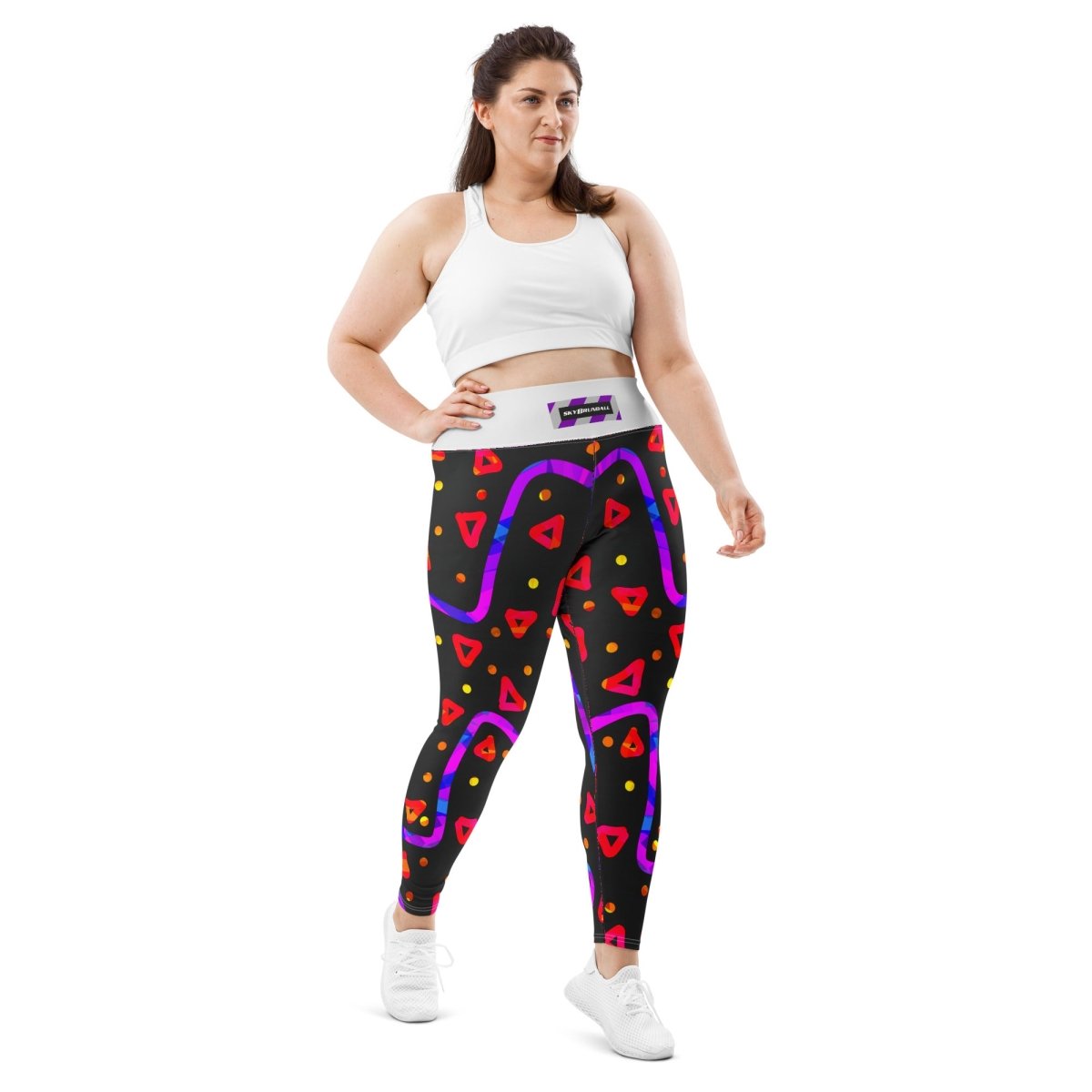 Wild Energy Red Plus Size Leggings from Sky Brundall Concepts