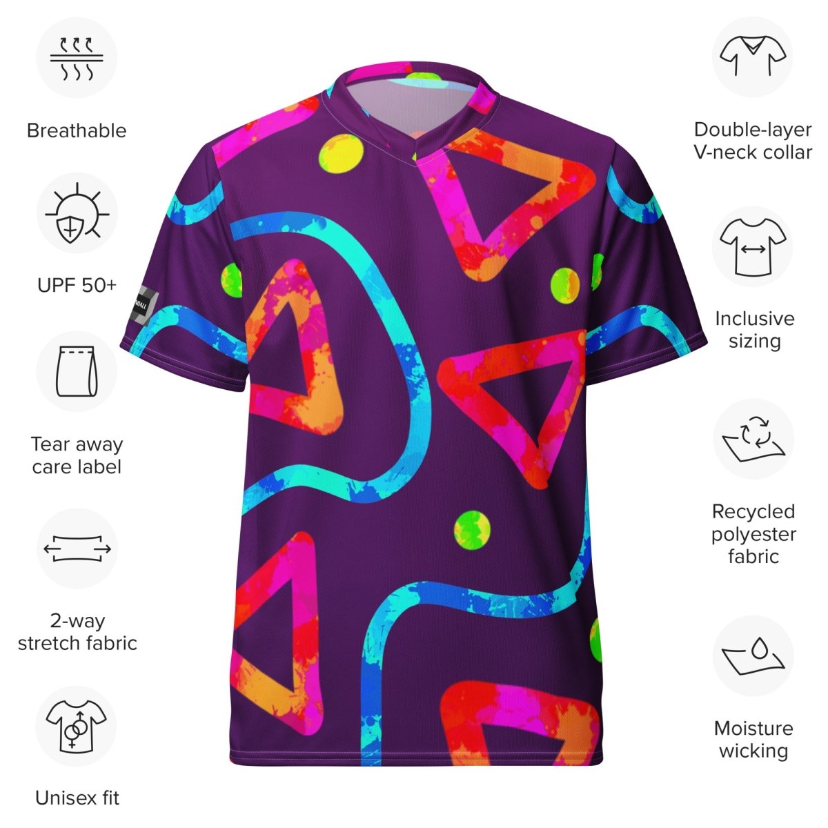Arcade Crunch 2 Unisex Sports Jersey from Sky Brundall Concepts