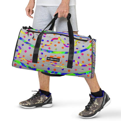 Dream Wave Festival Rainbow Fiesta Duffle Bag from Sky Brundall Concepts