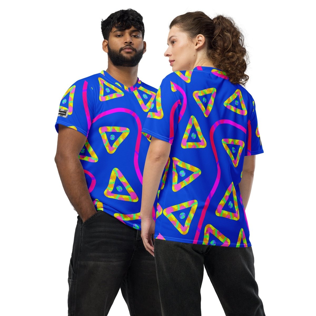 Urban Jump Blue Unisex Sports Jersey from Sky Brundall Concepts
