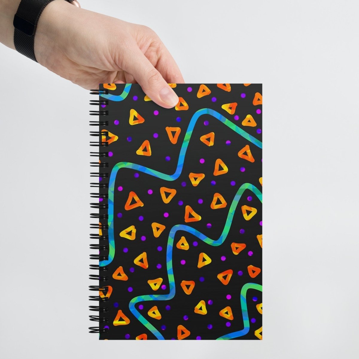 Wild Energy Orange Spiral Notebook from Sky Brundall Concepts