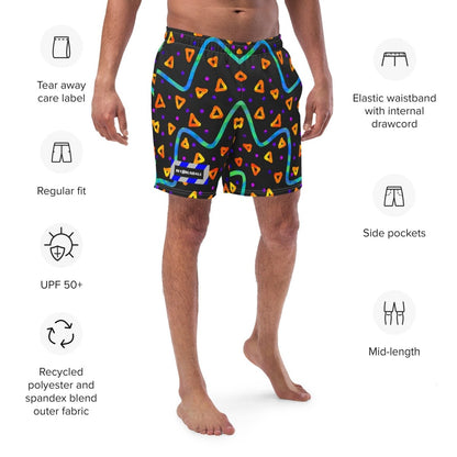 Wild Energy Orange Swim Trunks from Sky Brundall Concepts