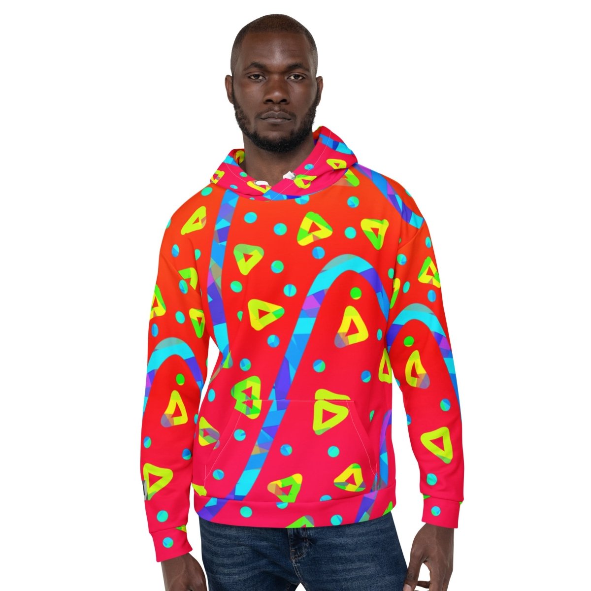 Warm Blaze Candy Rain Unisex Hoodie from Sky Brundall Concepts