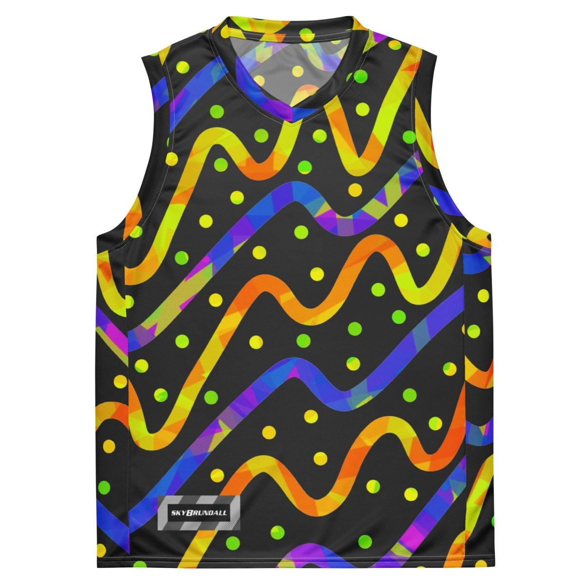 Thunder Burst Unisex Basketball Jersey from Sky Brundall Concepts