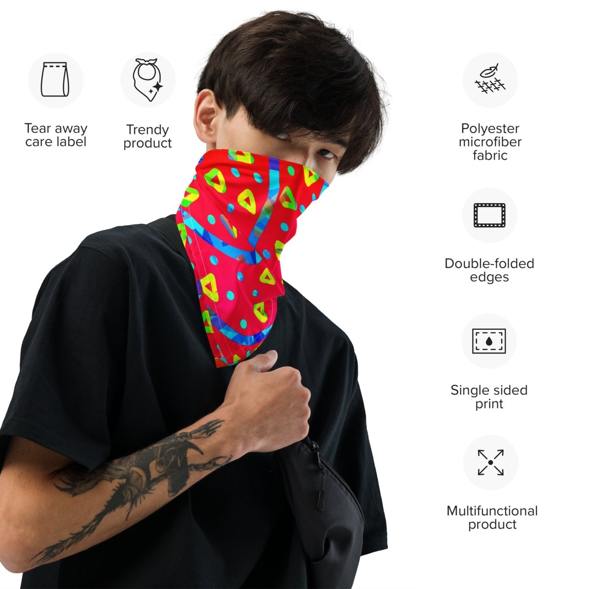 DWF Warm Blaze Candy Rain Bandana from Sky Brundall Concepts