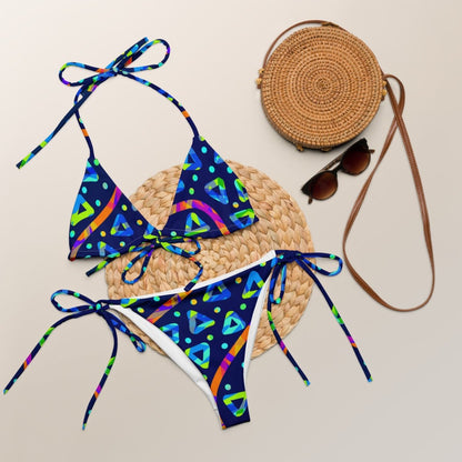 Electric Crumble String Bikini CUT-SEW from Sky Brundall Concepts