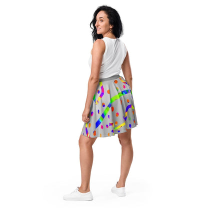 DWF Rainbow Fiesta Skater Skirt from Sky Brundall Concepts