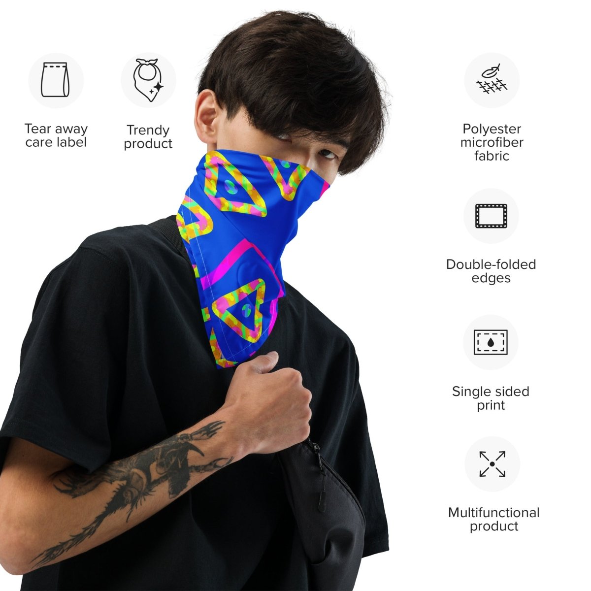 Dream Wave Festival Urban Jump Blue Bandana from Sky Brundall Concepts