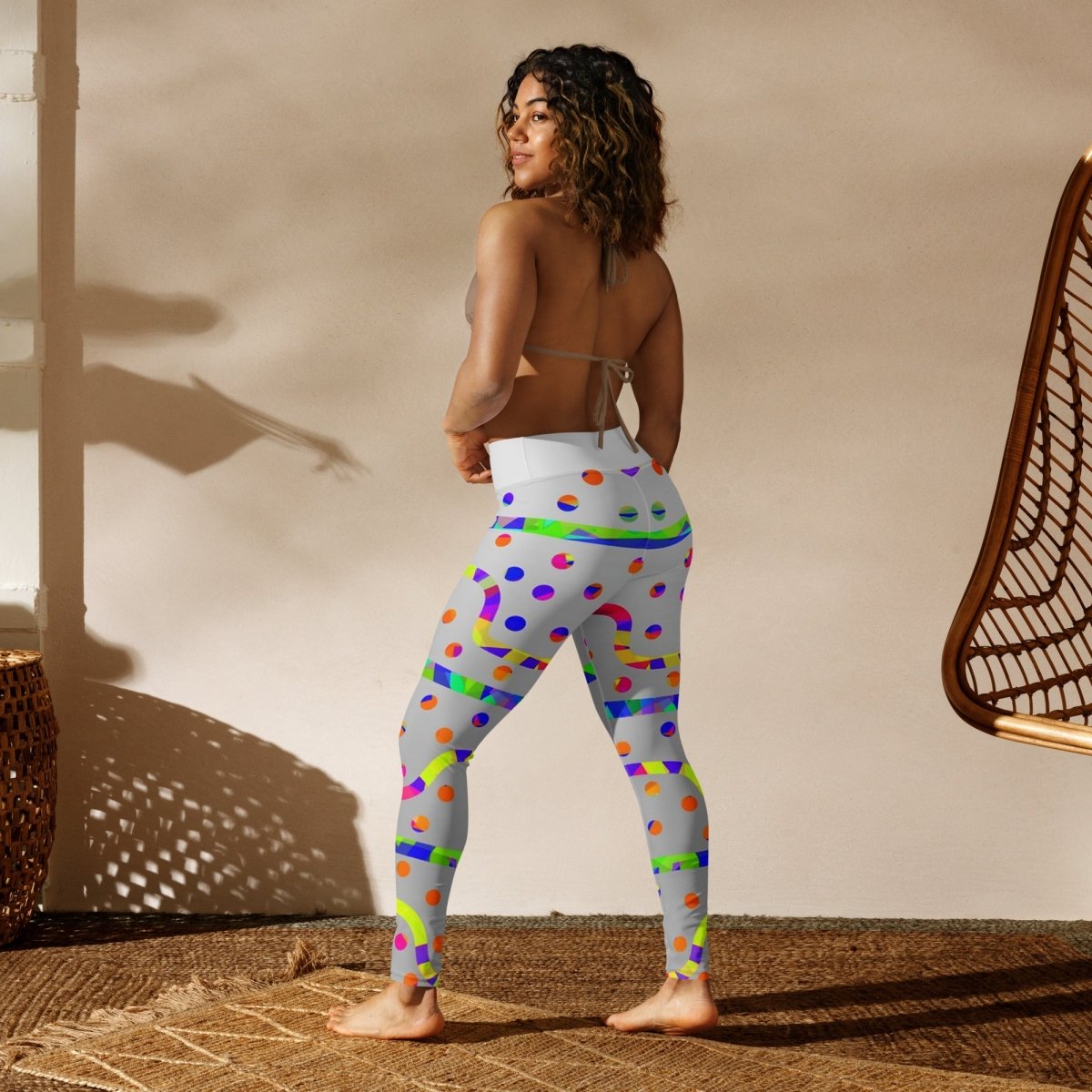 DWF Rainbow Fiesta Yoga Leggings from Sky Brundall Concepts