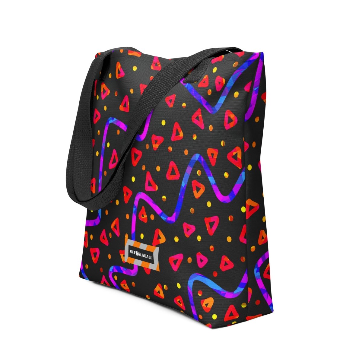 Dream Wave Festival Wild Energy Red Tote Bag from Sky Brundall Concepts