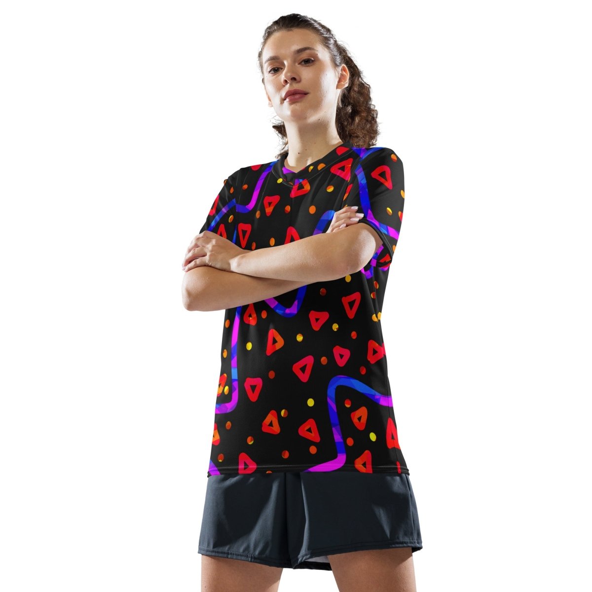 Wild Energy Red Unisex Sports Jersey from Sky Brundall Concepts