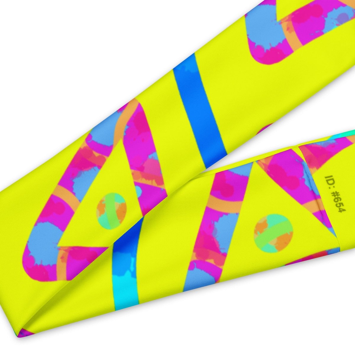 DWF Urban Jump Yellow Headband from Sky Brundall Concepts