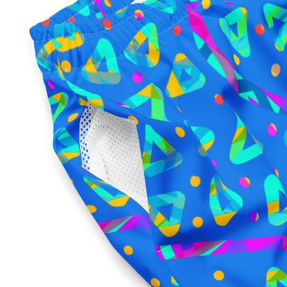 Electric Crumble Blue Swim Trunks from Sky Brundall Concepts