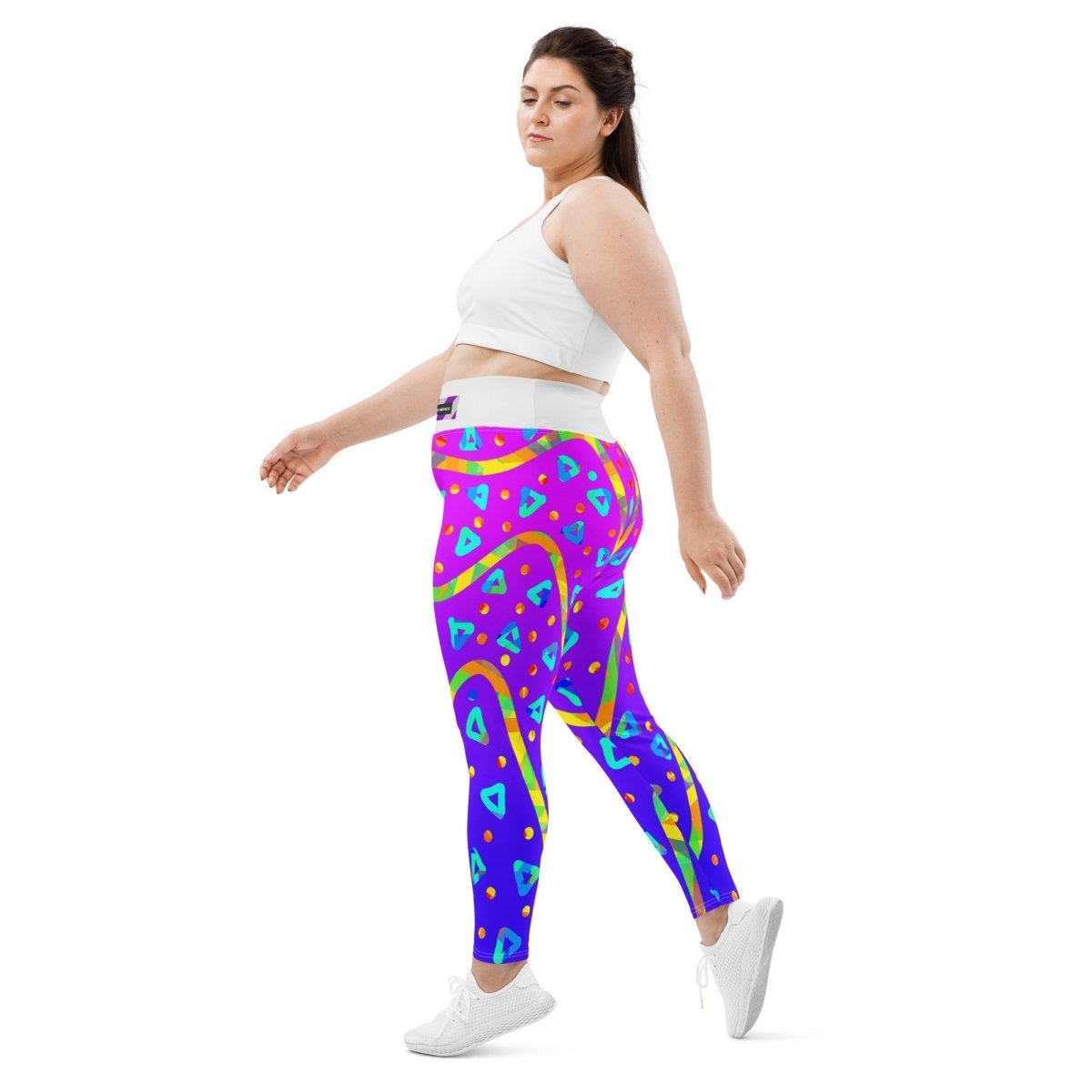 Dream Wave Festival - Cool Candy Rain All - Over Print Plus Size Leggings from Sky Brundall Concepts