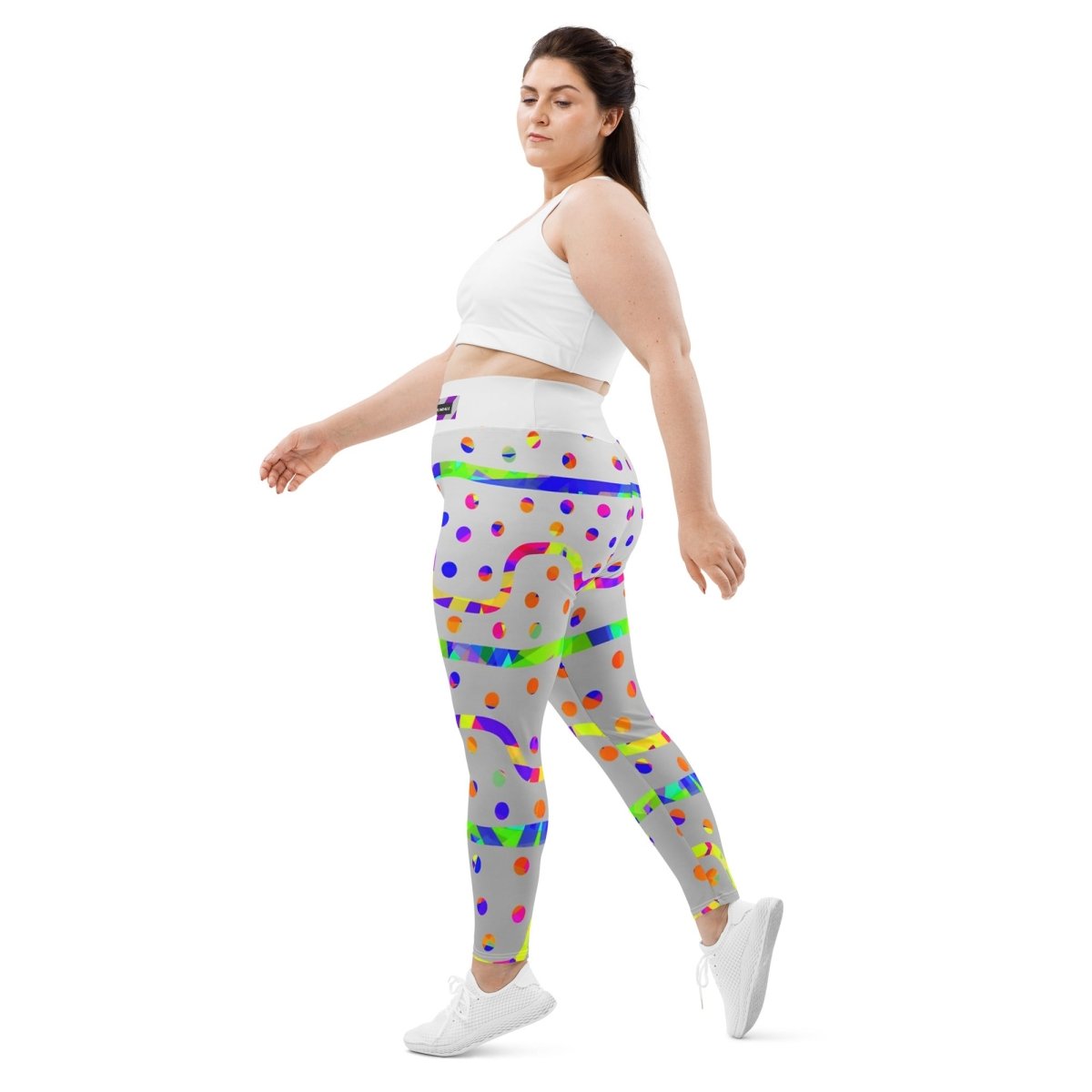 Rainbow Fiesta Plus Size Leggings from Sky Brundall Concepts