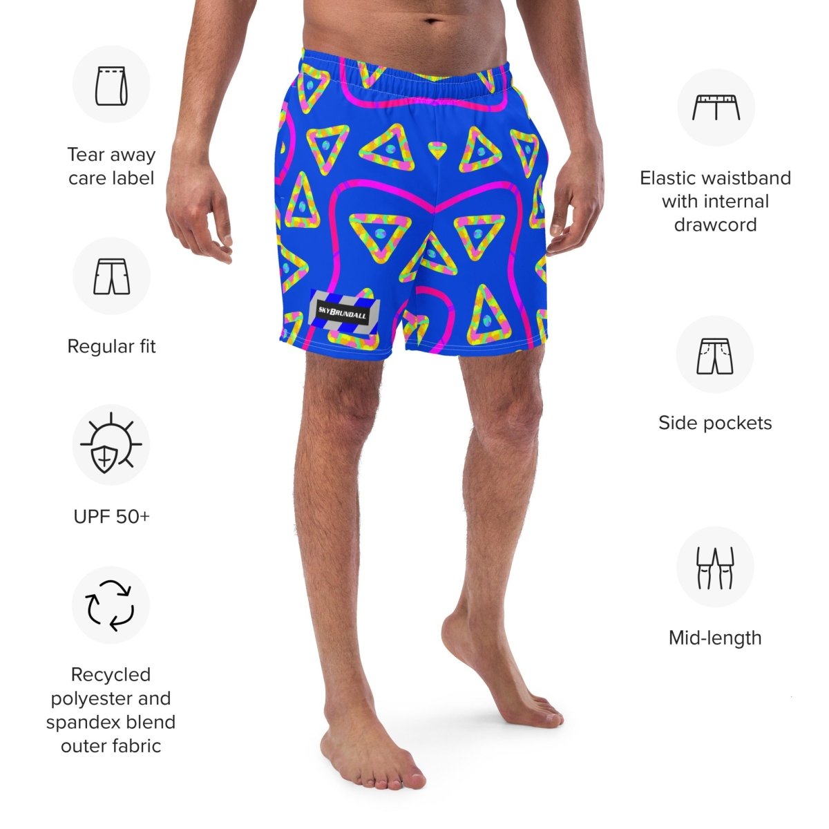 DWF Urban Jump Blue Swim Trunks from Sky Brundall Concepts