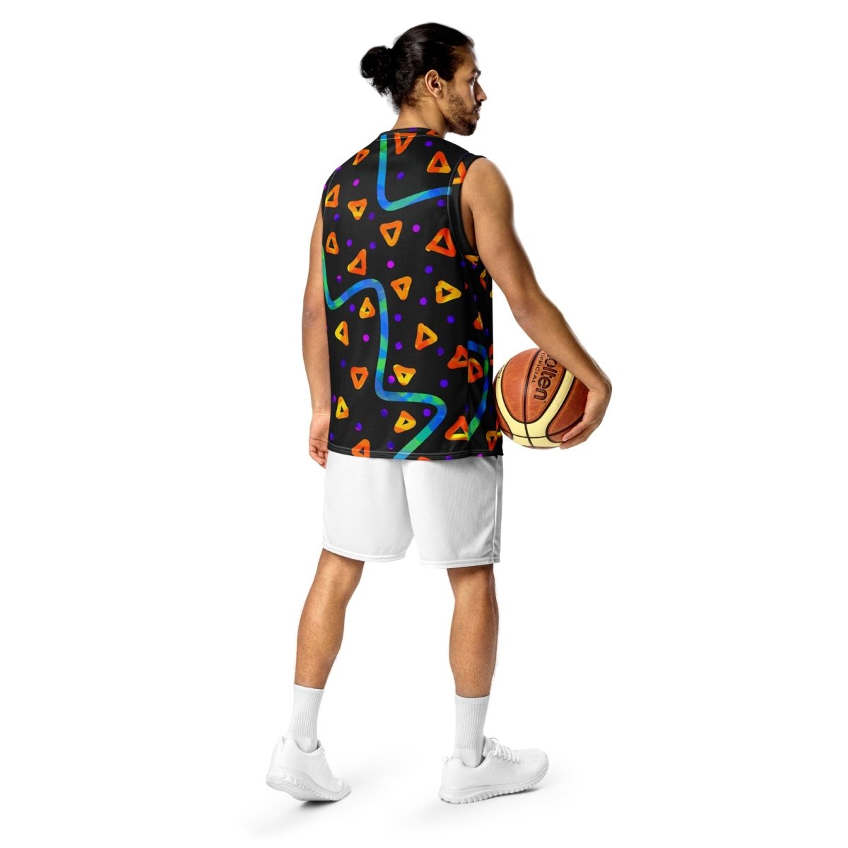 Wild Energy Orange Unisex Basketball Jersey from Sky Brundall Concepts