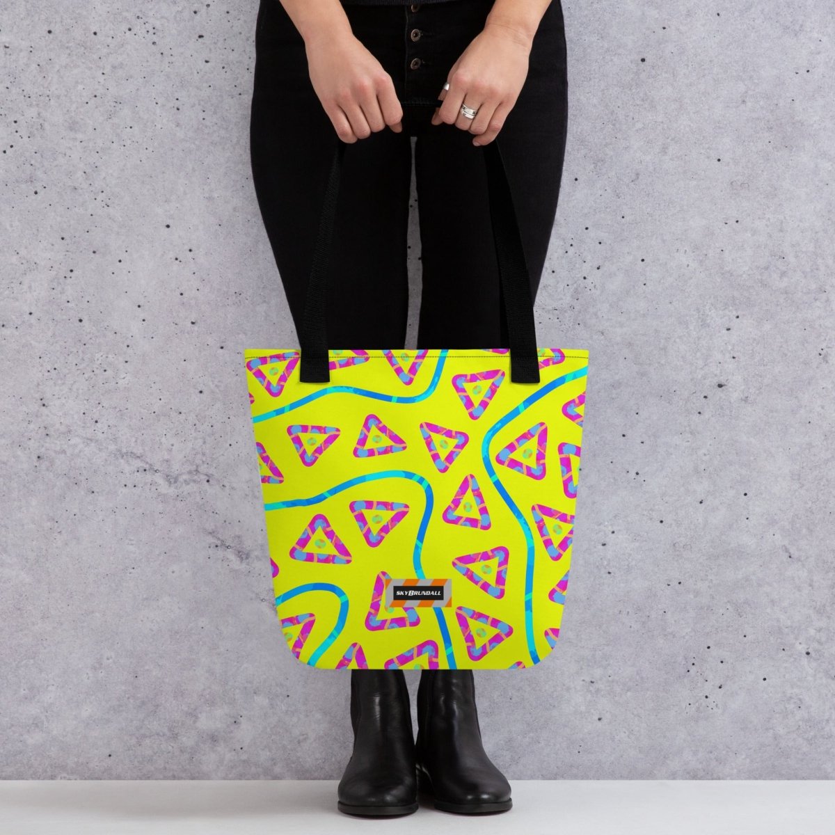 DWF Urban Jump Yellow Tote Bag from Sky Brundall Concepts