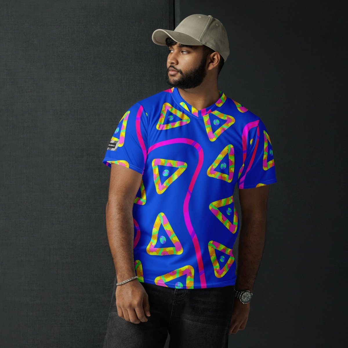 Urban Jump Blue Unisex Sports Jersey from Sky Brundall Concepts