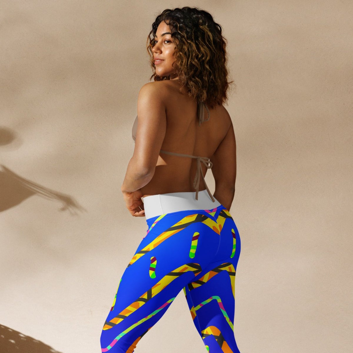California Tiger Yoga Leggings from Sky Brundall Concepts