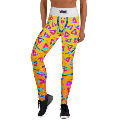Dream Wave Festival - Electric Crumble 5 Yoga Leggings from Sky Brundall Concepts