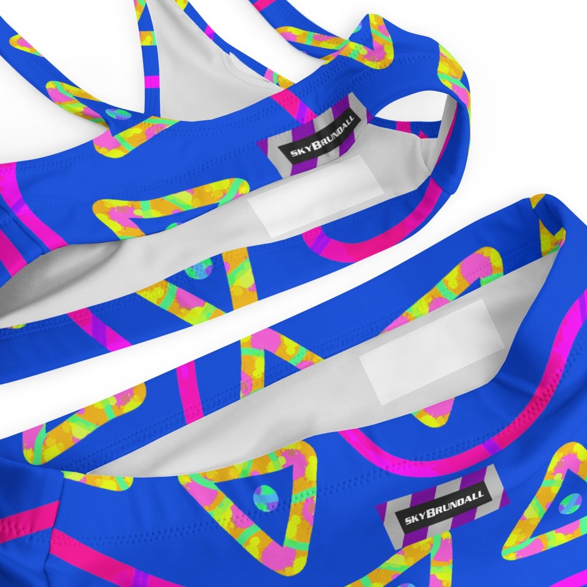 Urban Jump Blue High-waisted Bikini from Sky Brundall Concepts