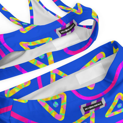 Urban Jump Blue High-waisted Bikini from Sky Brundall Concepts