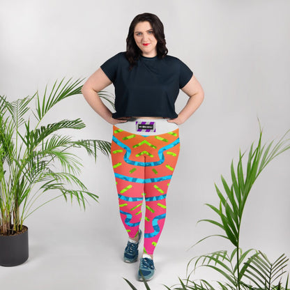 Summer Buzz Plus Size Leggings from Sky Brundall Concepts