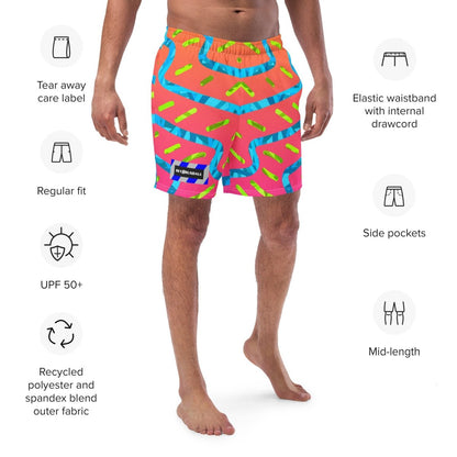 Dream Wave Festival Summer Buzz Swim Trunks from Sky Brundall Concepts