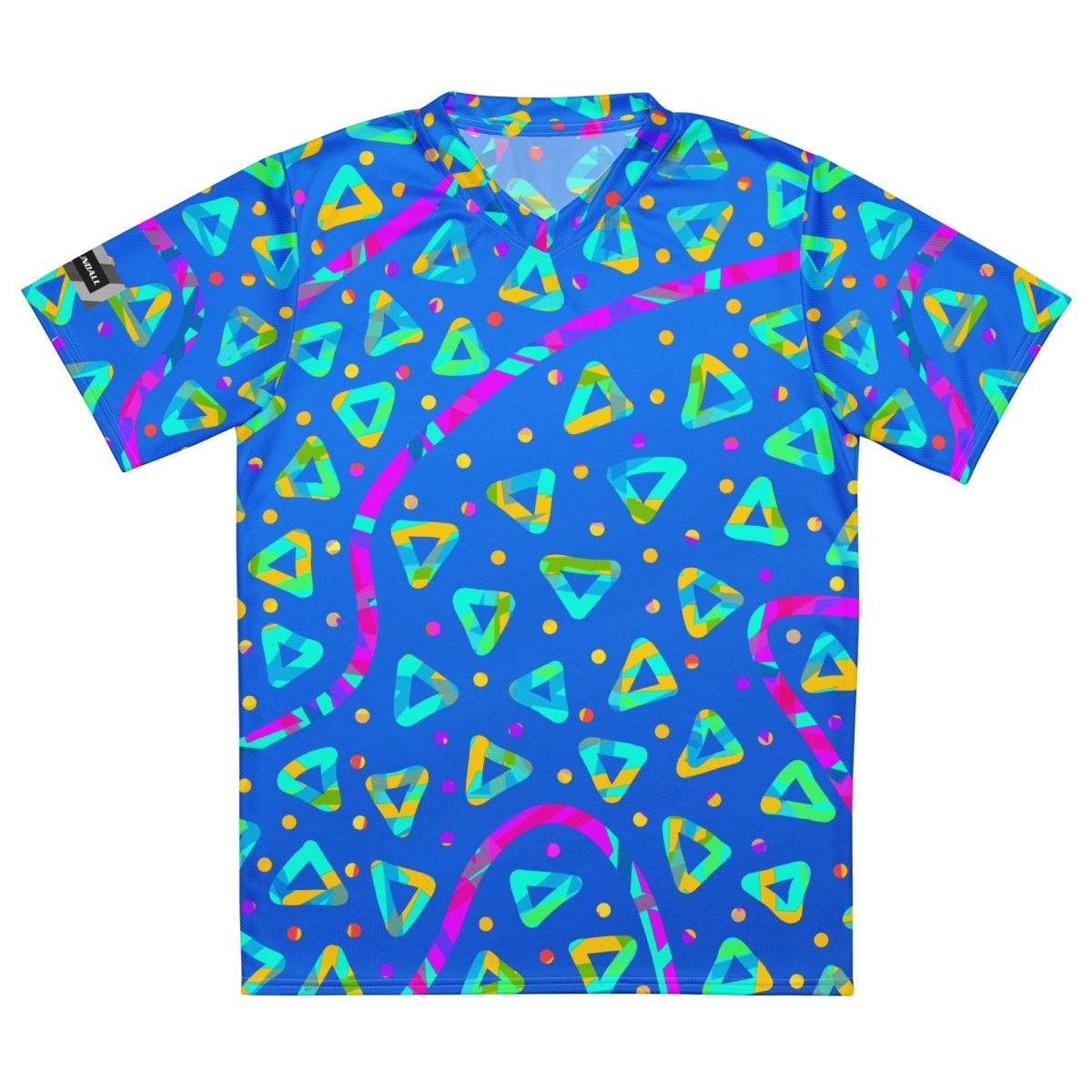 Electric Crumble Blue Unisex Sports Jersey from Sky Brundall Concepts