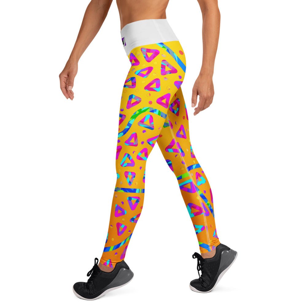 Dream Wave Festival - Electric Crumble 5 Yoga Leggings from Sky Brundall Concepts
