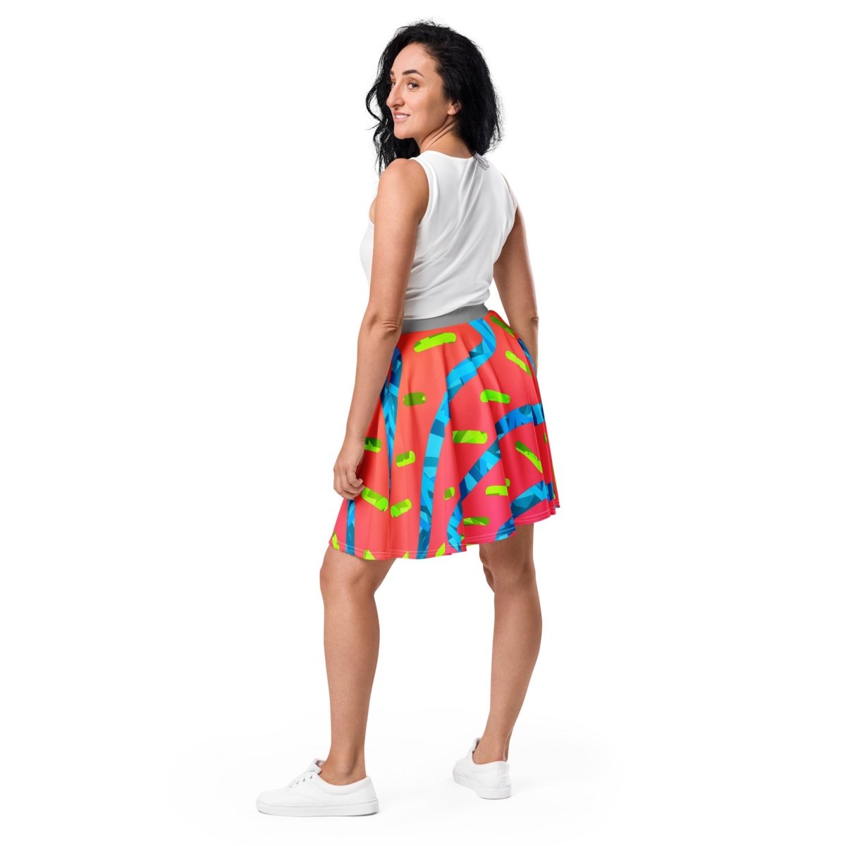 Dream Wave Festival Summer Buzz Skater Skirt from Sky Brundall Concepts