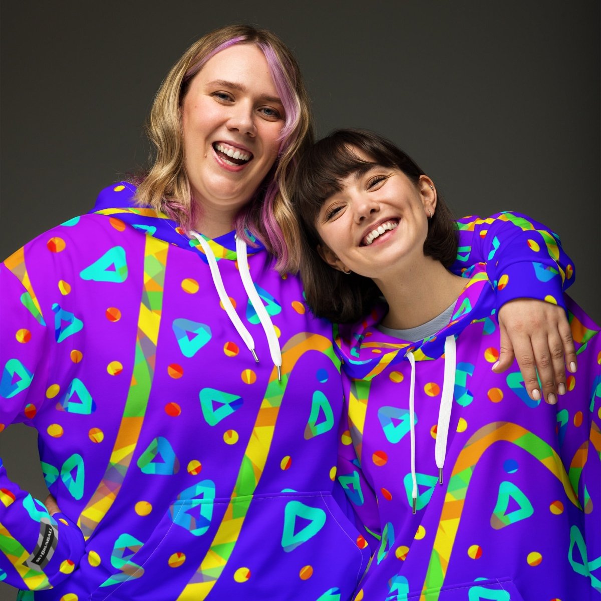 Dream Wave Festival - Cool Candy Rain Unisex Hoodie from Sky Brundall Concepts