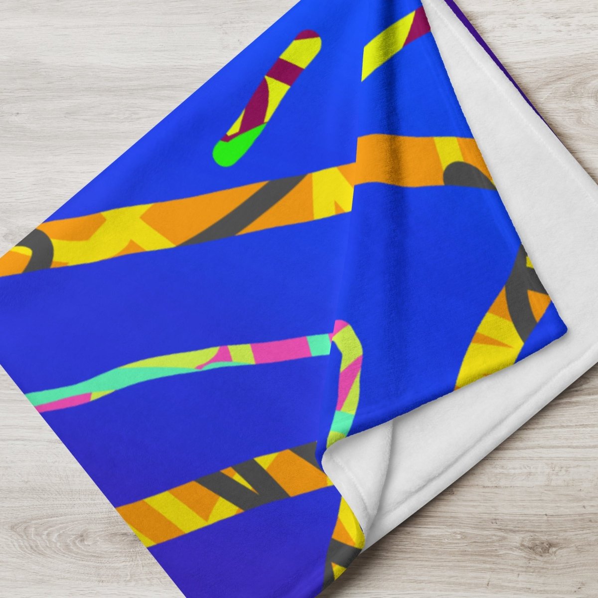 California Tiger Throw Blanket from Sky Brundall Concepts
