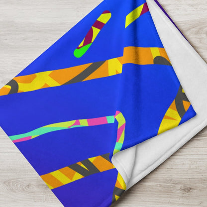 California Tiger Throw Blanket from Sky Brundall Concepts