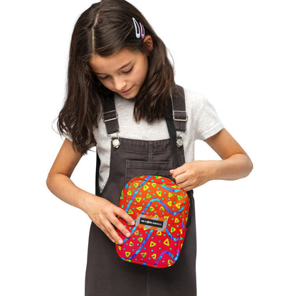 Warm Blaze Candy Rain Utility Crossbody Bag from Sky Brundall Concepts