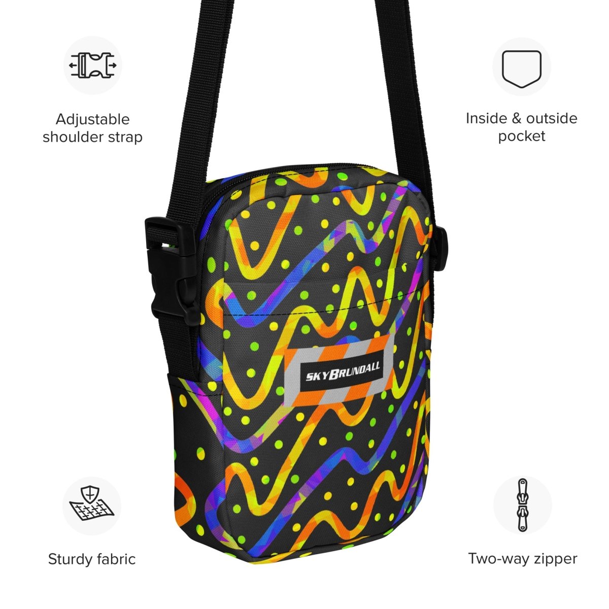 Thunder Burst Utility Crossbody Bag from Sky Brundall Concepts
