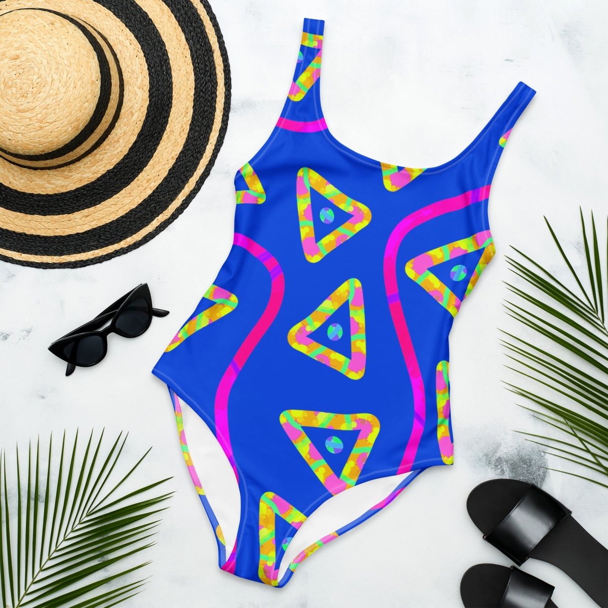 Urban Jump Blue One-Piece Swimsuit from Sky Brundall Concepts