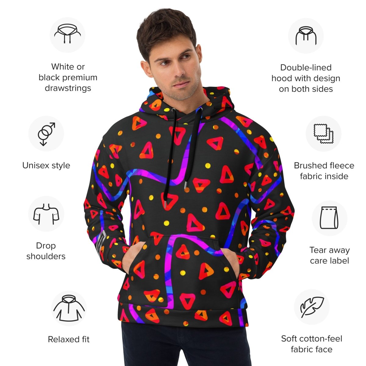 DWF Wild Energy Red Unisex Hoodie from Sky Brundall Concepts