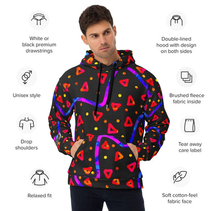 DWF Wild Energy Red Unisex Hoodie from Sky Brundall Concepts