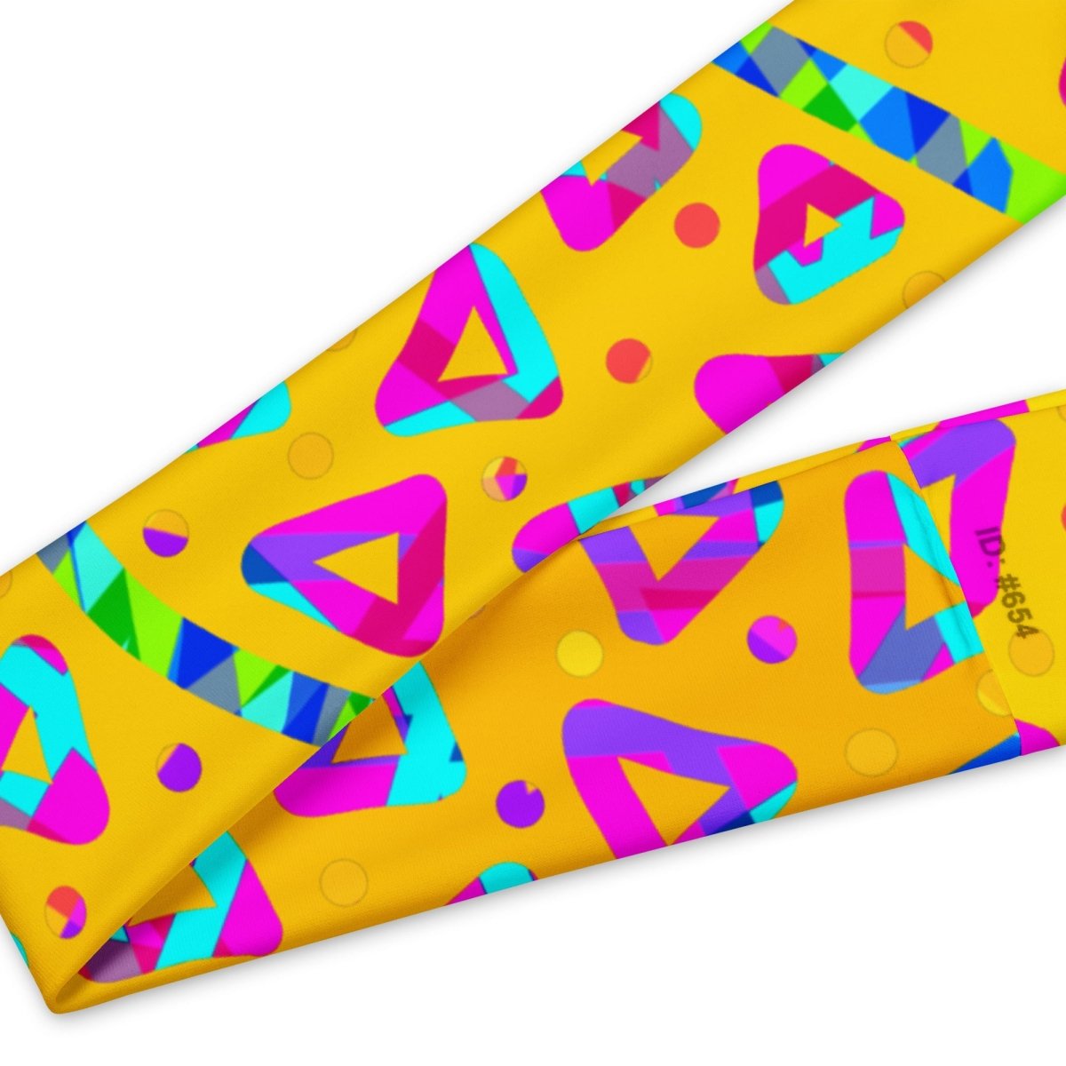 Electric Crumble Yellow Headband from Sky Brundall Concepts
